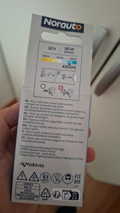 Lâmpada Xénon NORAUTO D1S