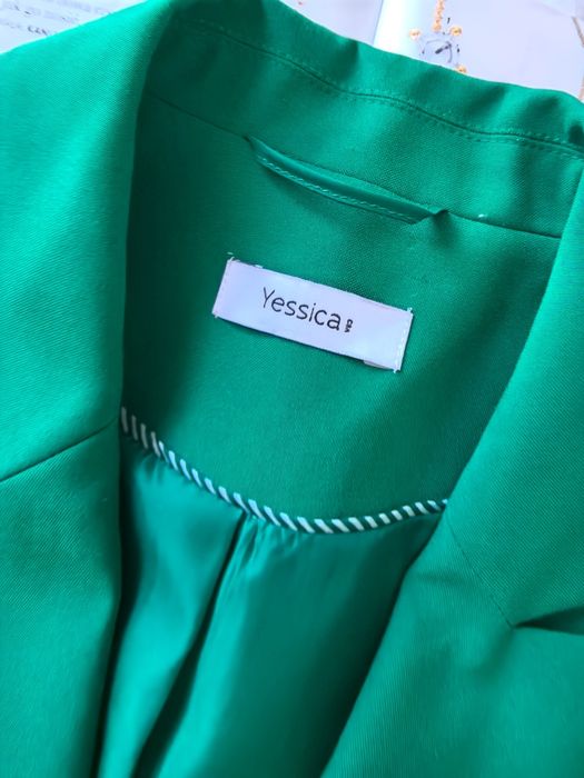 Piękny żakiet damski marki C&A rozmiar 44/46