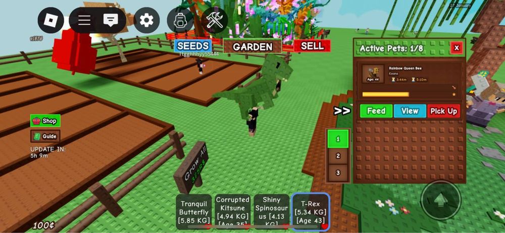 Продам тварин з grow a garden