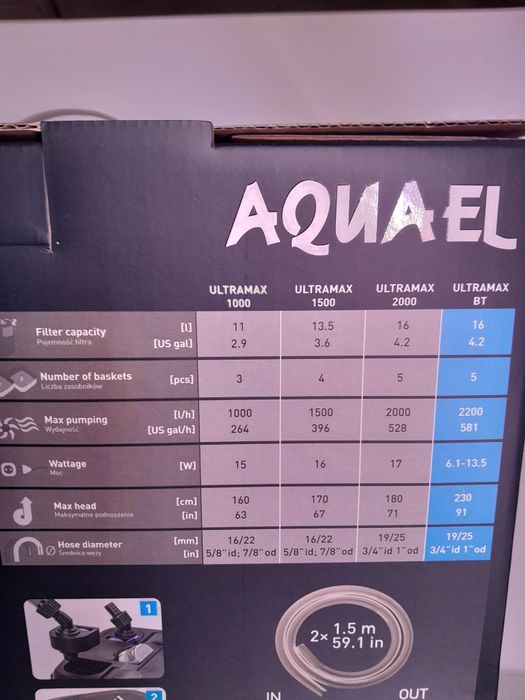 Aquael ultramax bt  nowosc