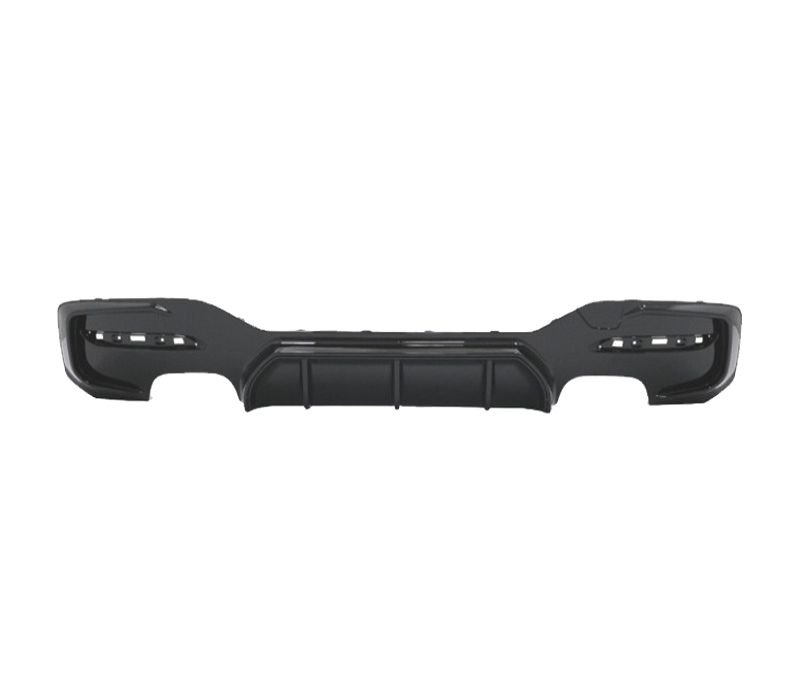 DIFUSOR BMW F34 GT LOOK M PERFORMANCE PRETO BRILHANTE 2 SAÍDAS