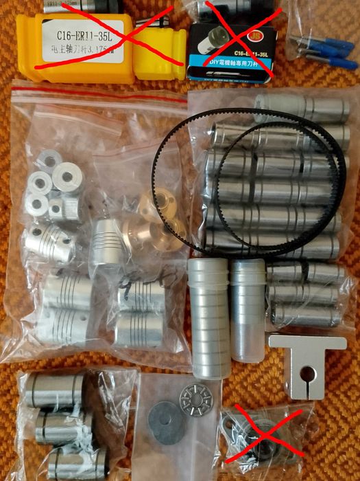 Części mechaniczne do CNC DIY