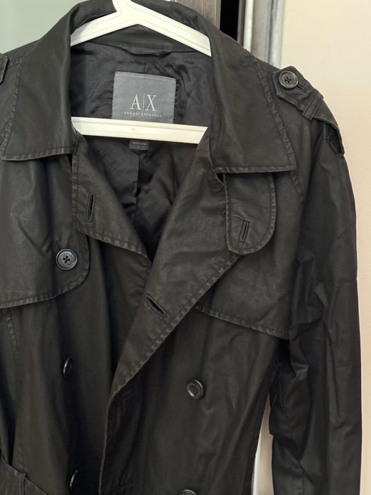 Płaszcz czarny Armani Exchange