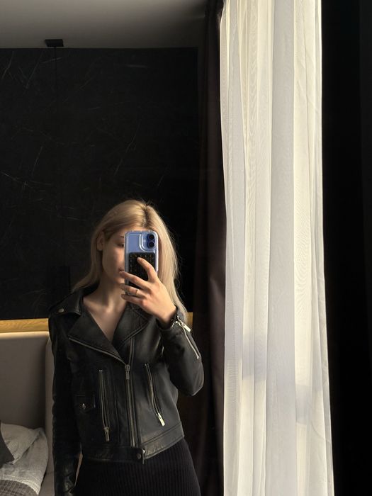 Шкіряна куртка dior xs