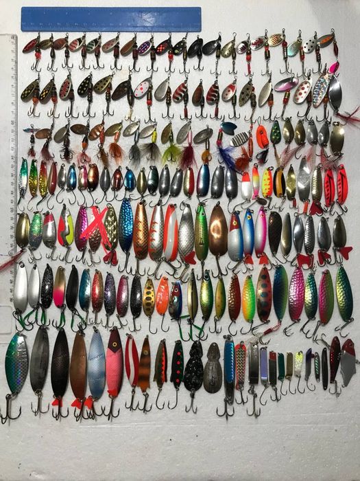 Блешня Daiwa Shimano Smith, гачки Tict Decoy Jazz Megabass.