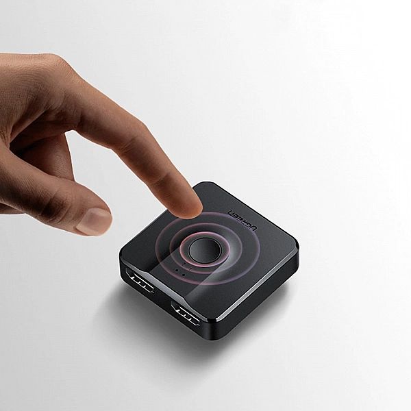 Ugreen switch przełącznik rozdzielacz HDMI - 2x HDMI 4K 60Hz czarny (C