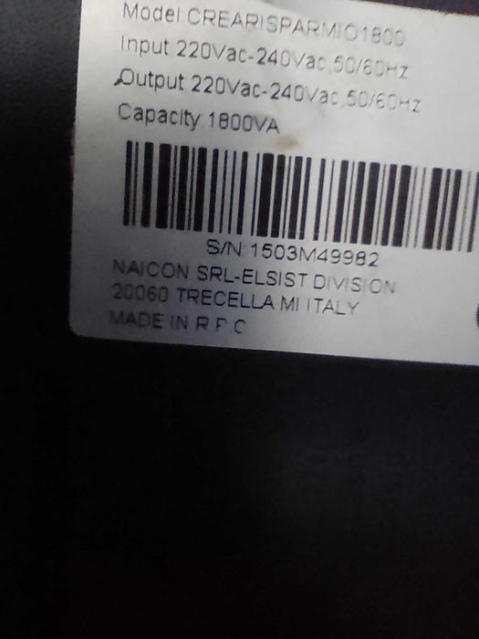 Przetwornica UPS sprzedam włoska 250w