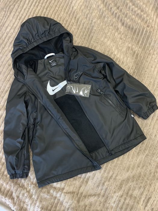 Куртка- Найк, Ветровка на флисе  NIKE Детская рост  от 98-146