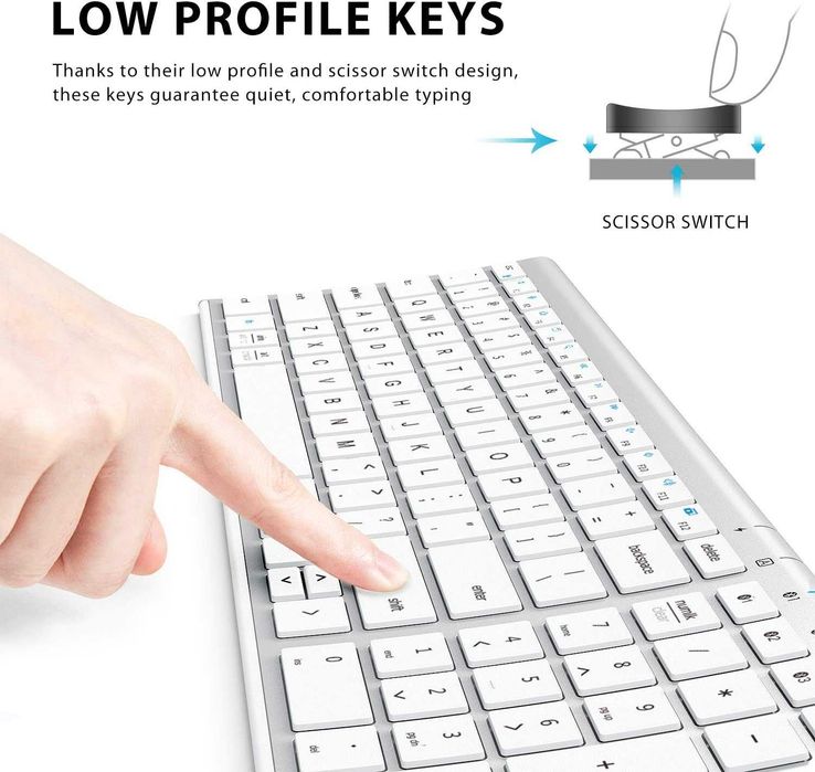 Klawiatura Bluetooth iClever BK10 NIEMIECKA