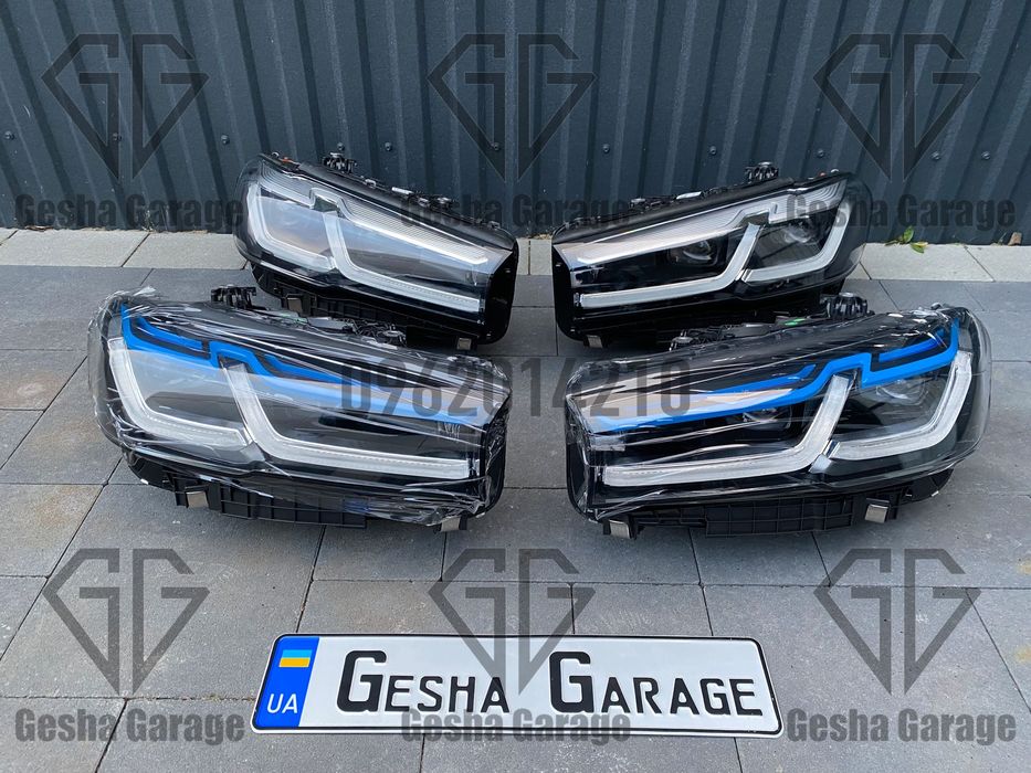 Комплект фар BMW БМВ G30 Г30 рест дорест full led в стиле LCI Laser