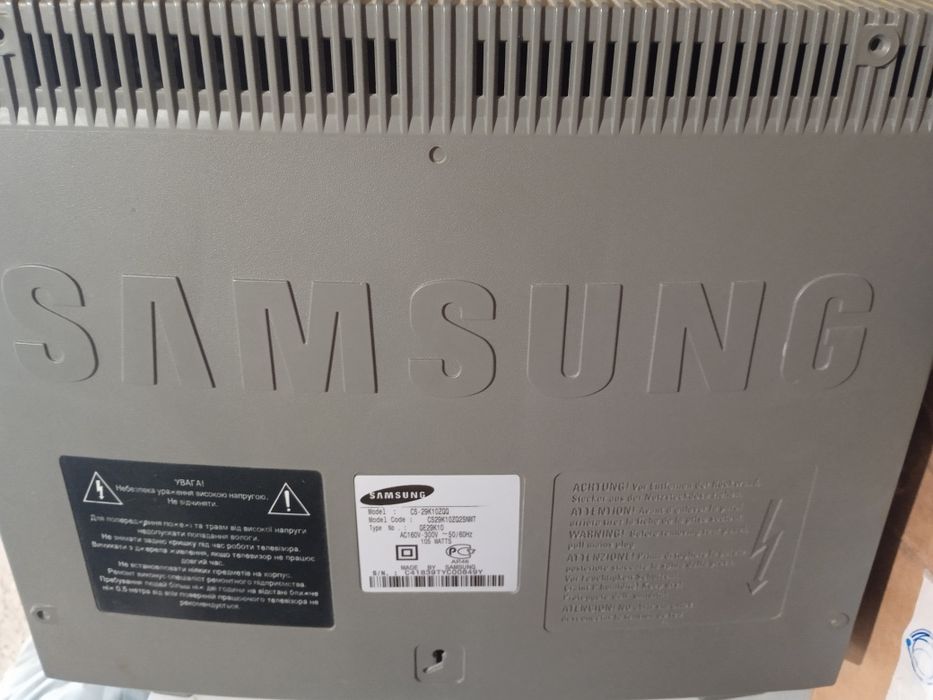 Телевізор Samsung cs29k10zqq діагональ 68 см