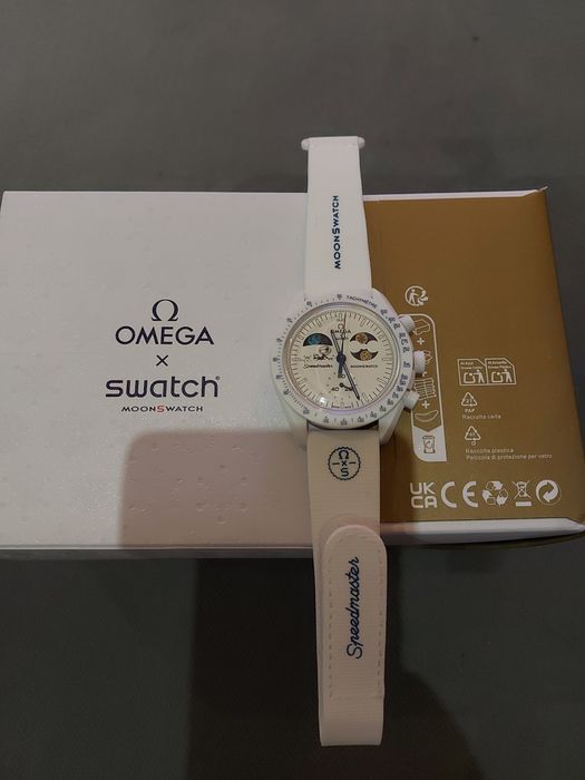 Swatch omega branco