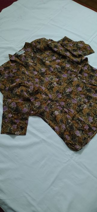 Blusa viscose manga comprida.