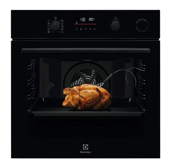 Piekarnik Elektryczny Parowy Electrolux 700 Steamcrisp Eoc6H76Z Termoobieg Termosonda Czarny