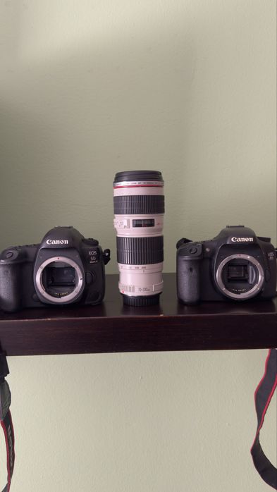 Canon 5d mark iv, canon 6d e 70-200mm 4.0