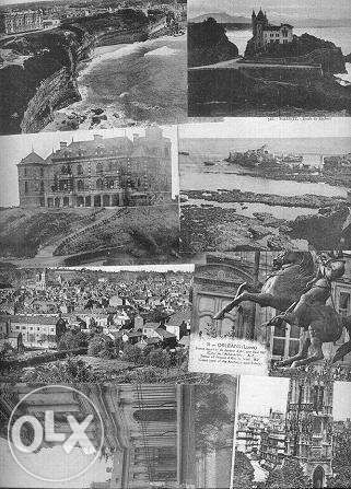 Colecção de 80 postais antigos franceses
