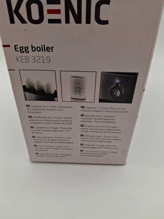 Jajowar KOENIC KEB 3219 jak nowy!