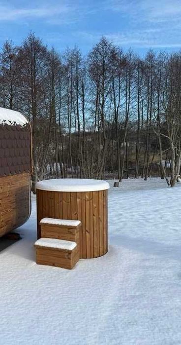 Beczka do schładzania po saunie/morsowania