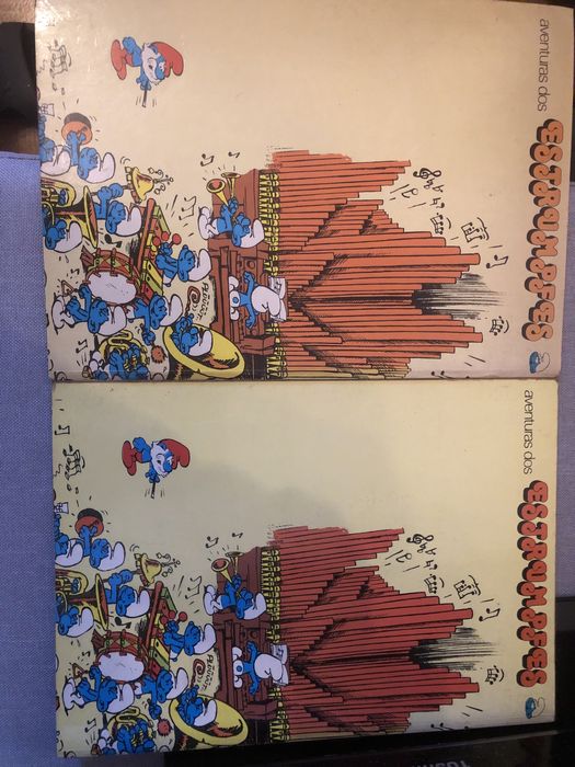 2 livros banda desenhada: Estrumfes