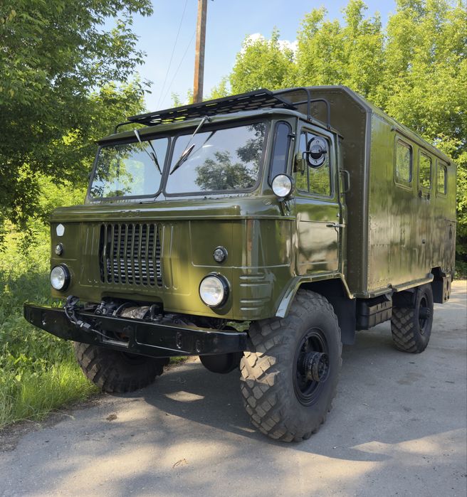 Газ 66 Кунг Лебідка