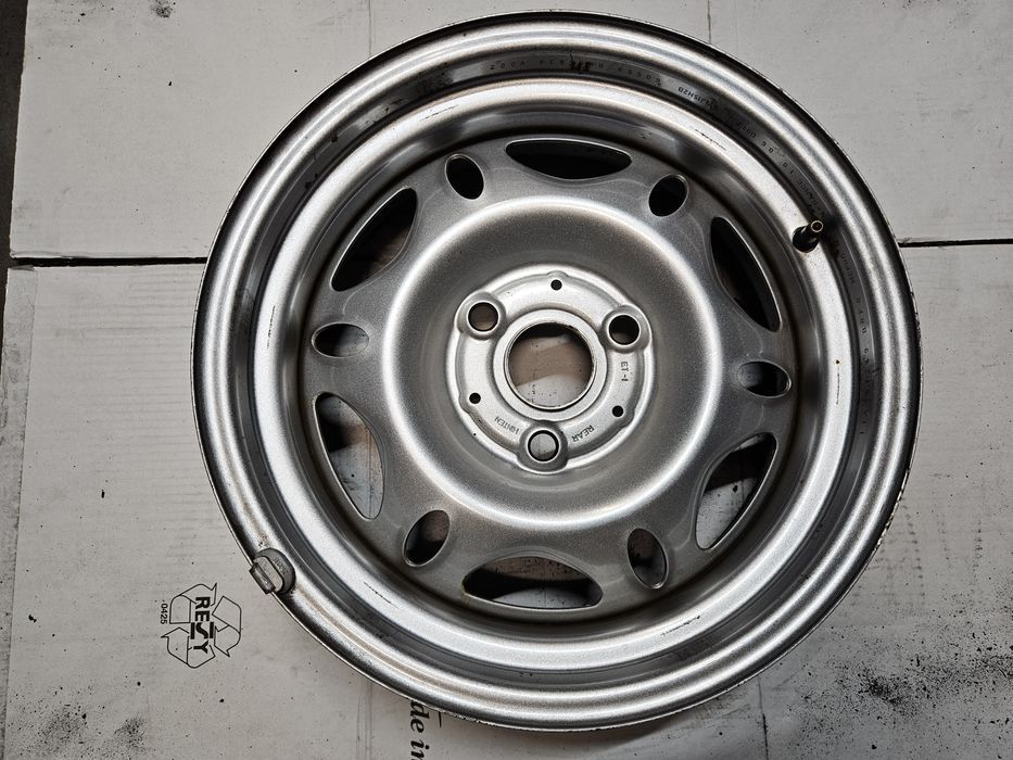 4x FELGI UŻYWANE STALOWE 4.0+ 5.5 x 15" 3x112 ET27 + ET-1 SMART