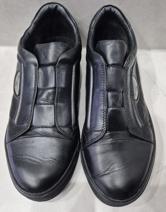 Buty meskie czarne 42 trampki skorzane baldinini