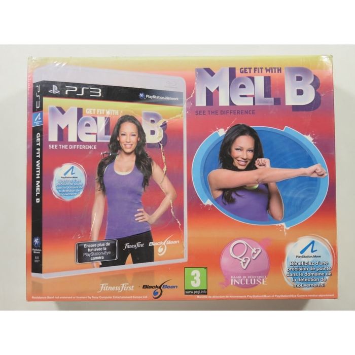 Jogo playstation 3 / ps3 Get fit with Mel B + elasticos para ginastica