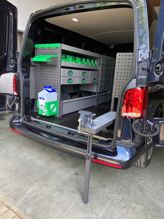 Zabudowa serwisowa warsztatowa Busa na Wymiar Master Ducato Crafter | Regały Warsztatowe | Projekt Gratis | Montaż / Wysyłka
