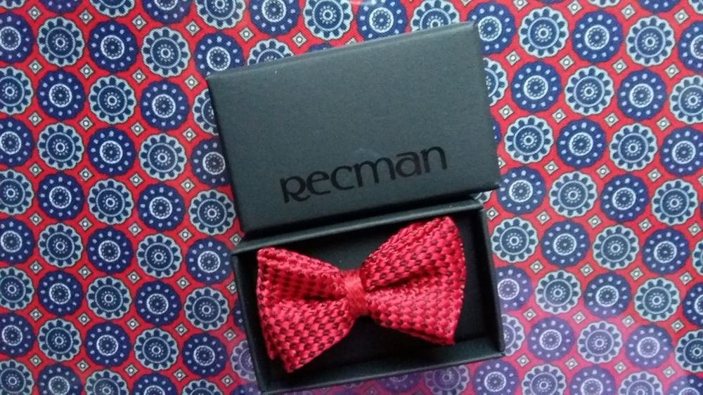 Poszetka i muszka mosca