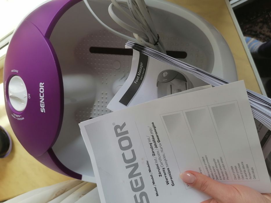 Масажорна ванночка для ніг для педикюру