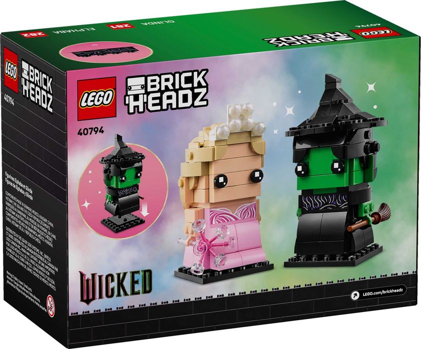 Конструктор LEGO BRICK HEADZ 40794 Фігурки Ельфаби й Ґлінди