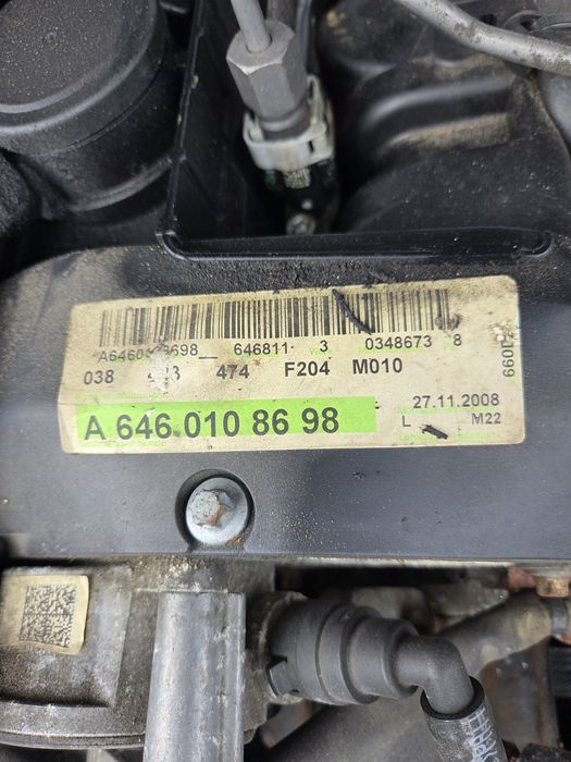 Silnik 646811 Mercedes 2.2 CDI 170KM