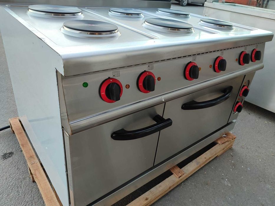 Fogão Elétrico de 6Bocas com Forno - NOVO