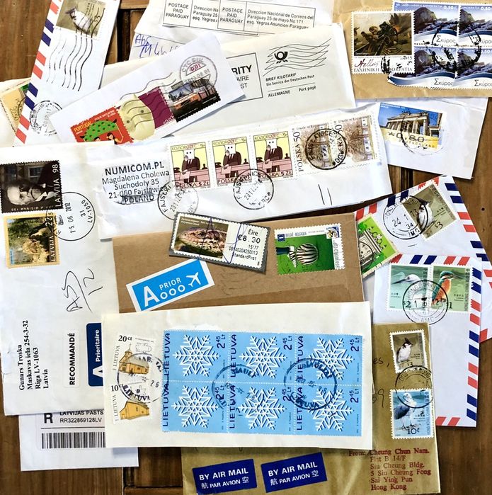 Selos (44) conjunto várias nacionalidades