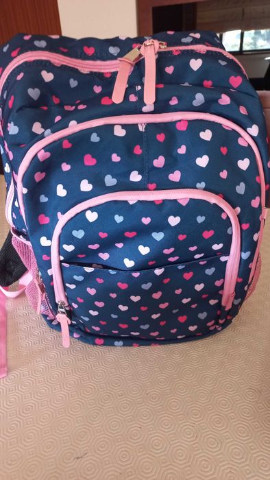 Mochila + lancheira + estojo triplo