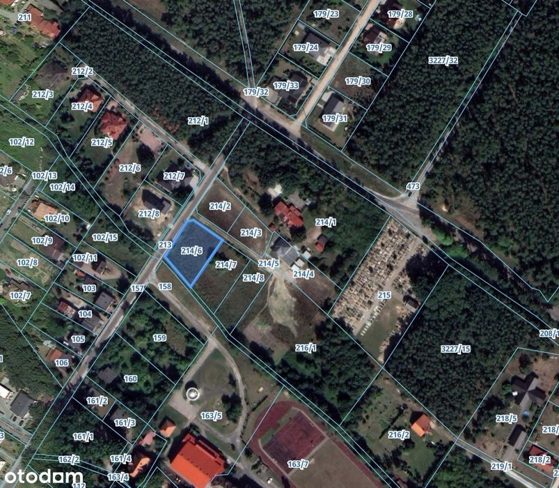 Działka 1140m Zławieś Wielka ul. Jasna MPZP MEDIA