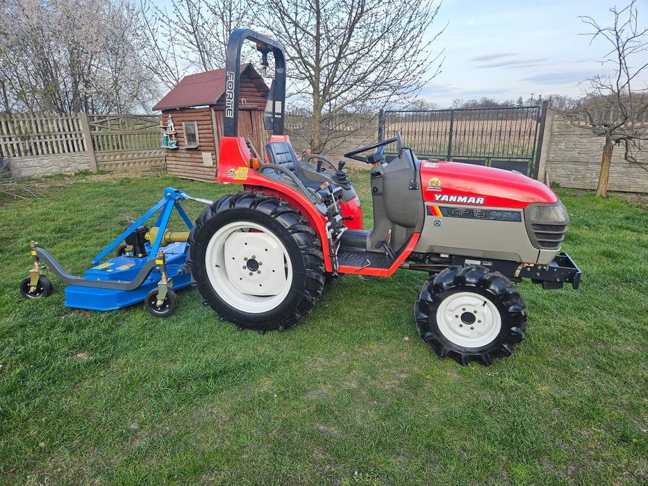Yanmar AF18 4x4 – mini traktor + kosiarka pielęgnacyjna