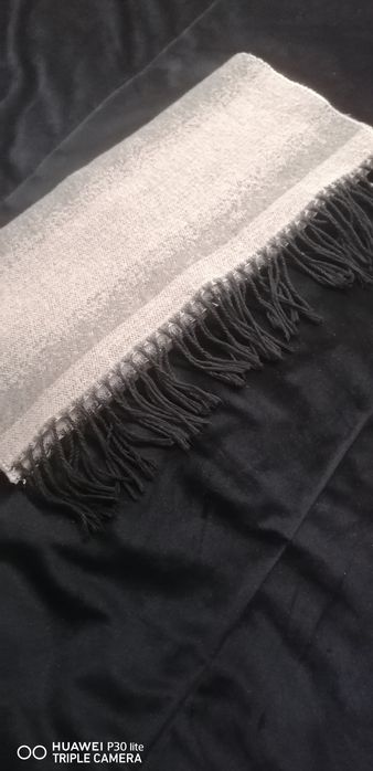 Echarp comprida em lã