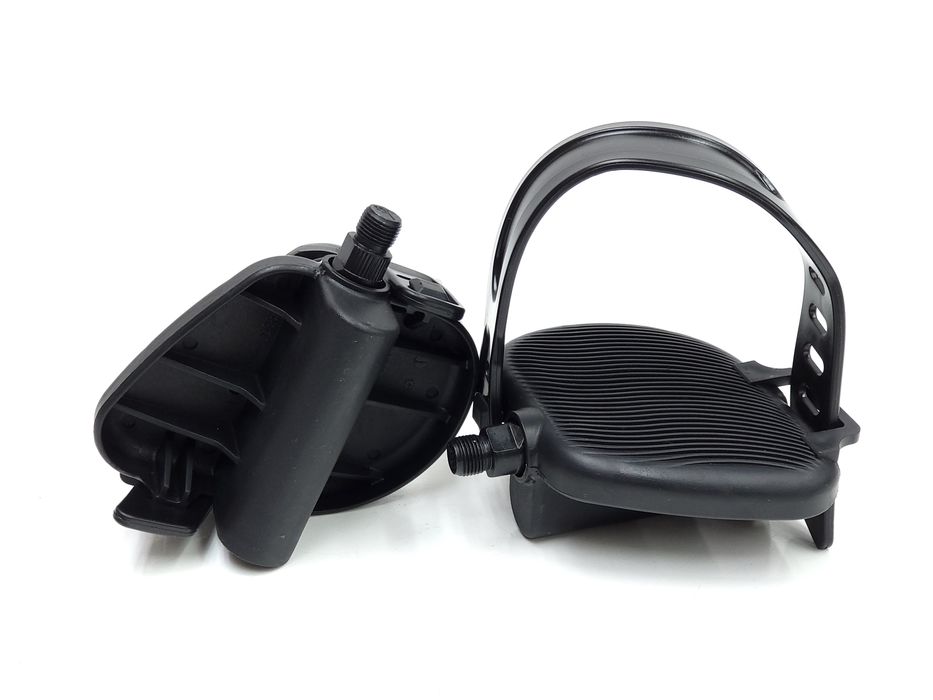 NOWE Pedały do rowerów treningowych stacjonarnych fitness z opaską