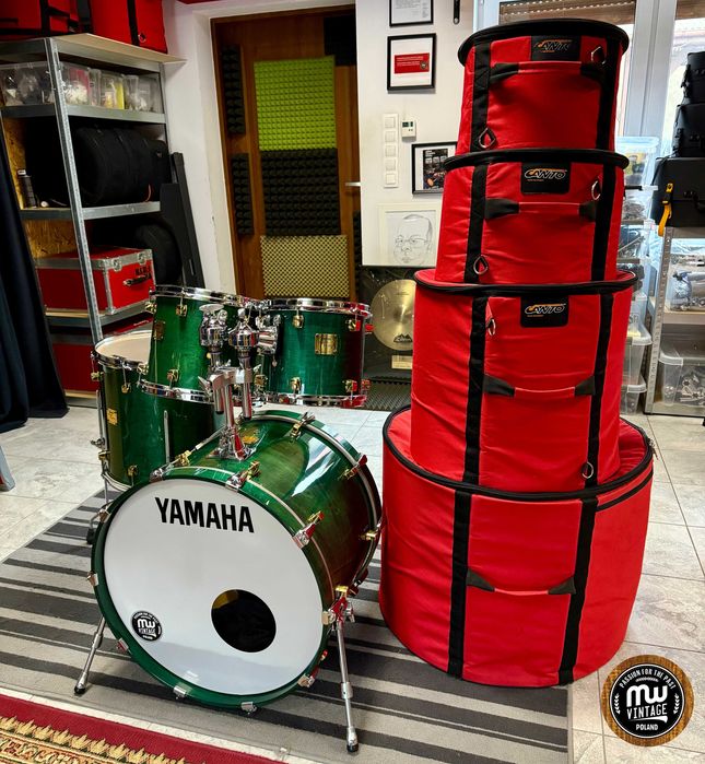 ‼️ Perkusja Yamaha Maple Custom 22”, 10”, 12", 16” Turquoise ‼️