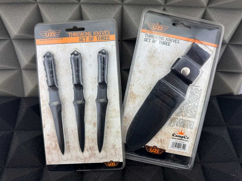 Набір метальних ножів UZI Set of 3 Throwing Knives