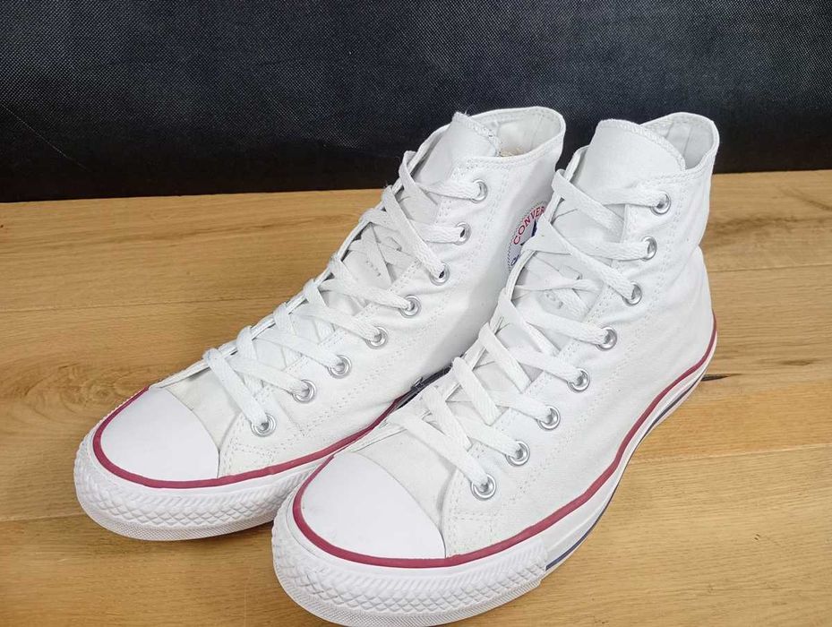 Converse, Chuck Taylor All Star HI, białe , trampki, rozmiar 45