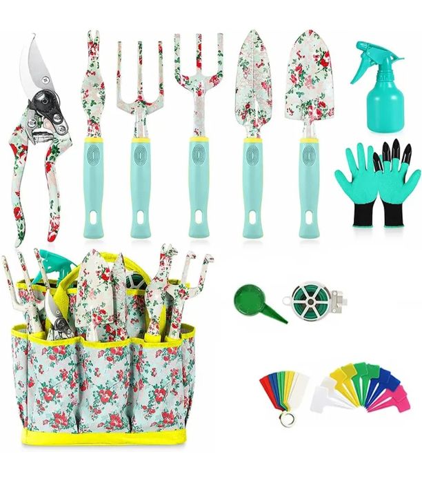 Набір садовий 13 предметів, інвентар для саду городу клумб, ГАРАНТІЯ