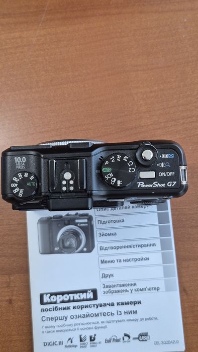 Цифровая камера Canon PowershotG7.Полный комплект. Идеальное состояние