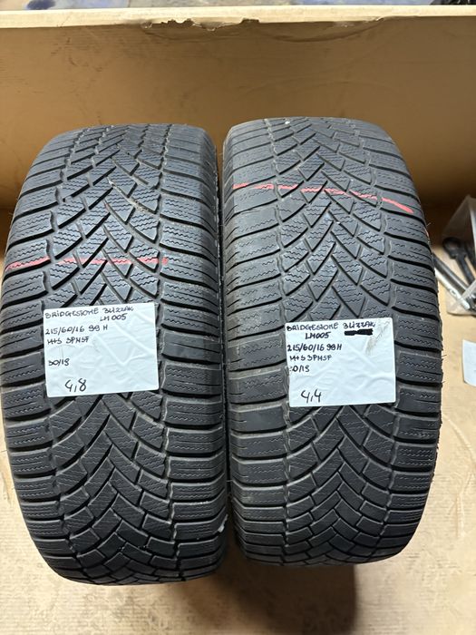2x 215/60R16 99H BRIDGESTONE BLIZZAK LM005 opona zimowa M+S 3PMSF
