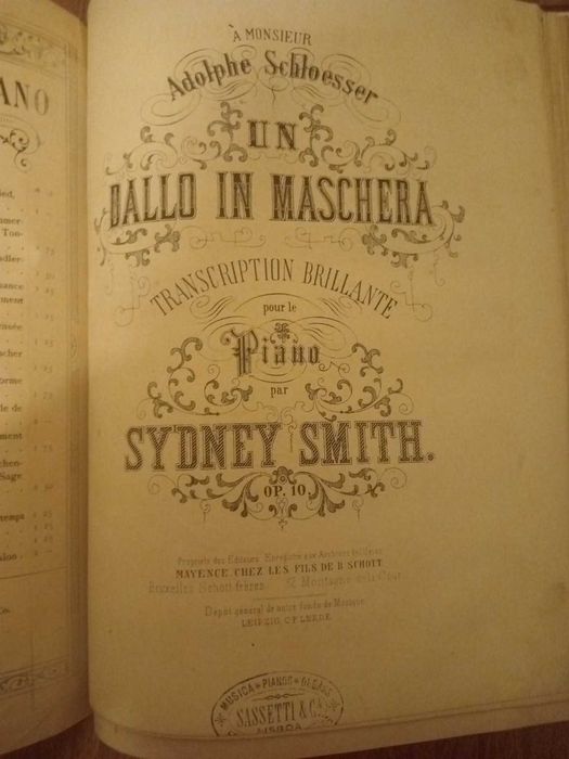 Grande volume de partituras antigas – Piano – séc. XIX/XX – Ricordi, Schott, Litolff