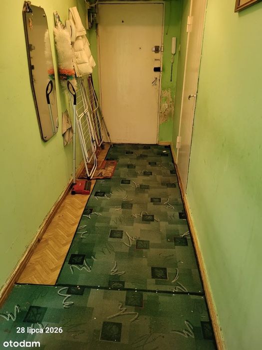 2 pokoje, 39,49 m2, parter, zielona okolica, do remontu
