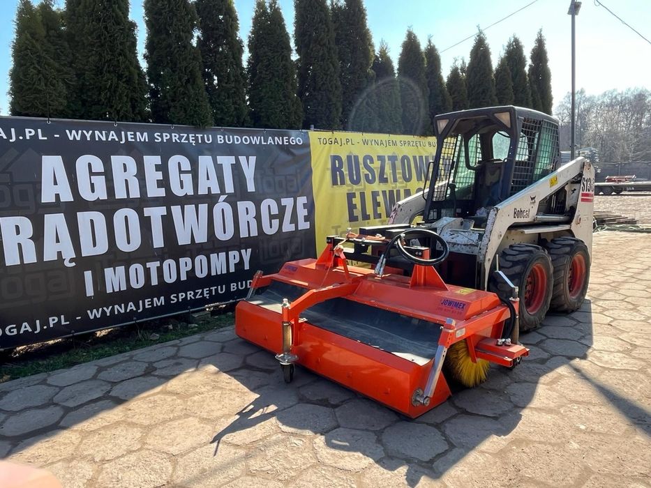 wynajem minikoparka miniładowarka bobcat zagęszczarka walec okołkowany agregat tynkarski ogrodzenie tymczasowe ażurowe wozidło szalunek do wykopów