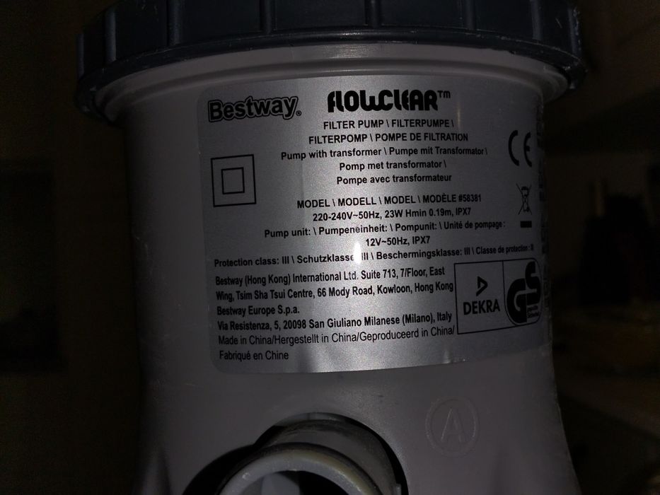 Bomba de piscina ou aquário