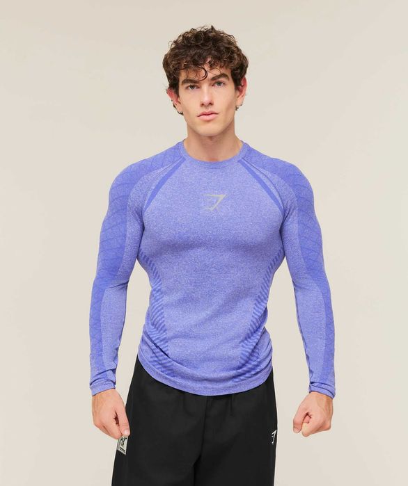 Лімітований Рашгард Gymshark Devant Seamless Лонгслів Джимшарк Оригінал